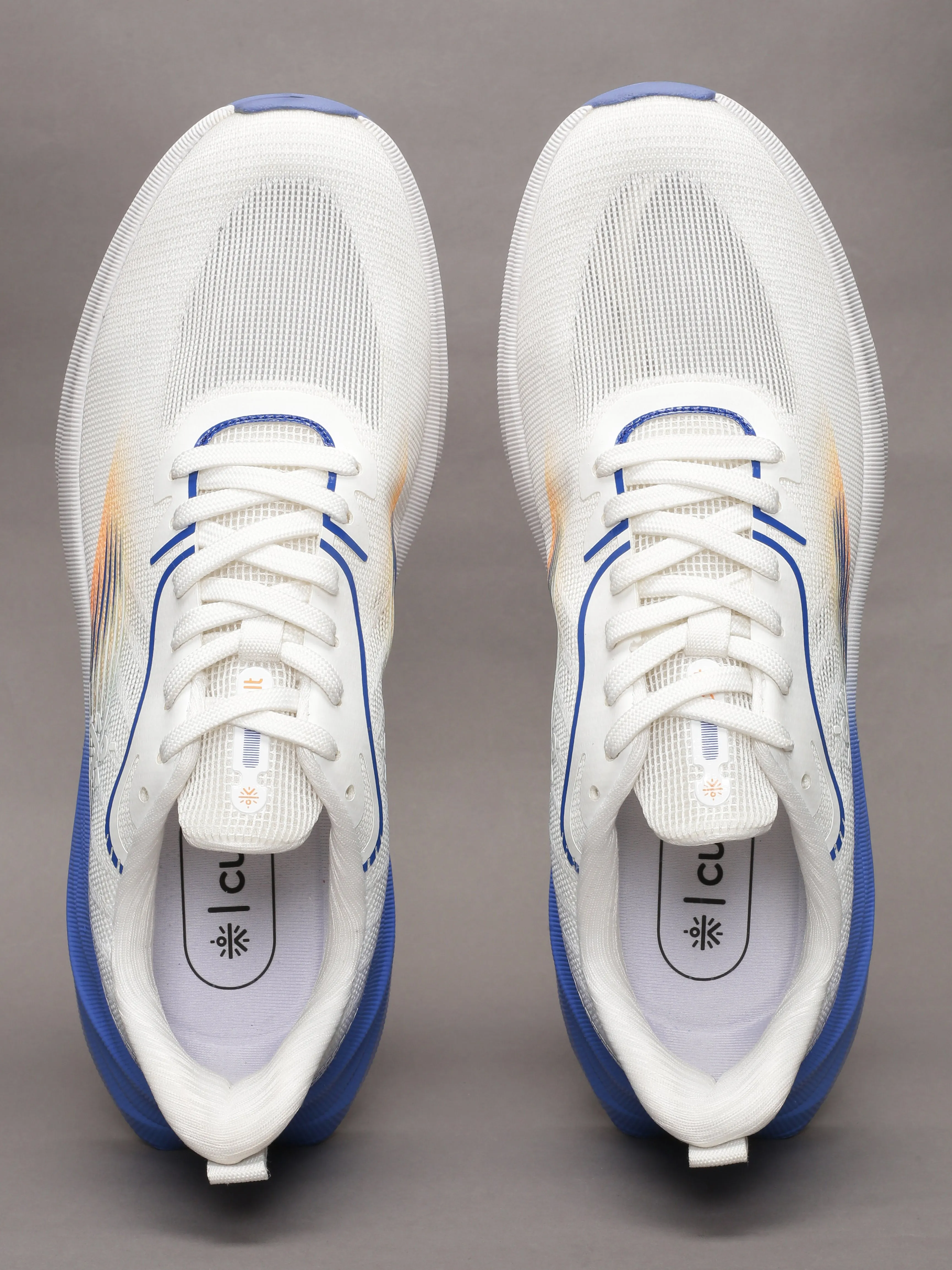 Cult Men's Onyx Running Shoes - White/Blue