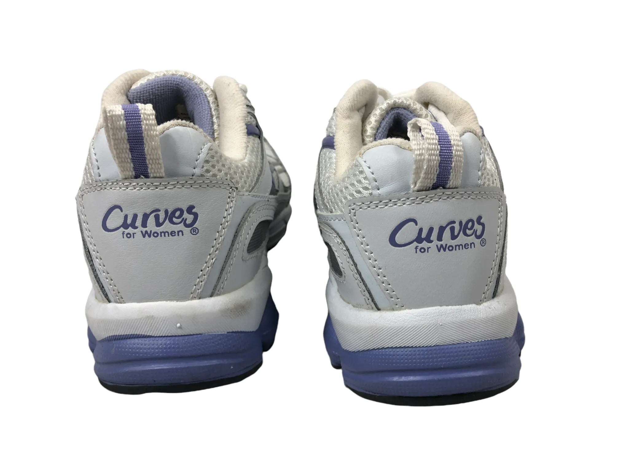 Curves Cloud X White Purple Running Shoes Women's (Size: 6) F329844-1