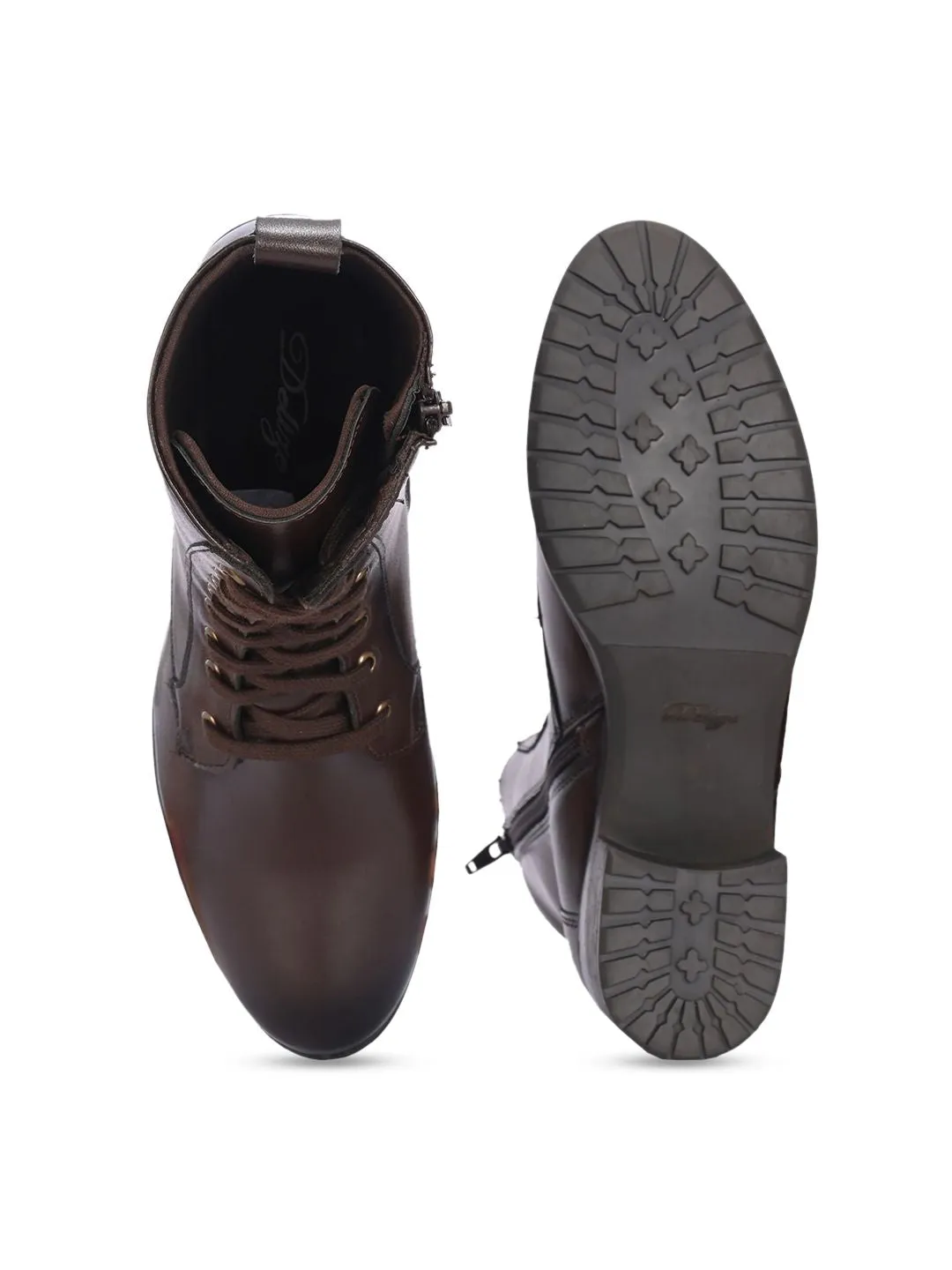 Delize Women Casual Block-Heeled Boots
