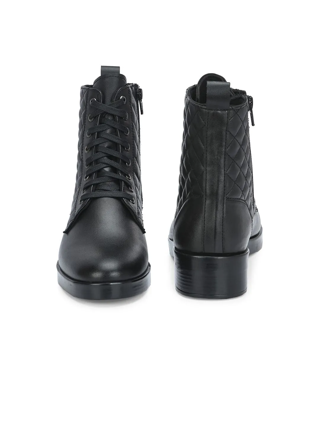 Delize Women Casual Block-Heeled Regular Boots