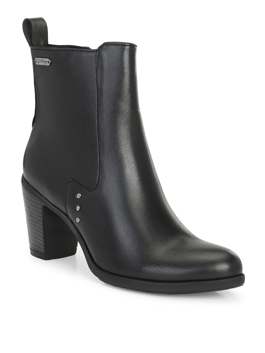 Delize Women Women Block-Heeled Winter Boots