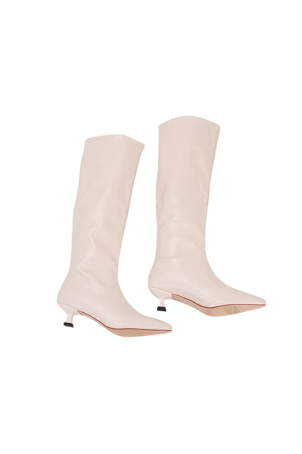 'Dorothy' Pointed-toe Medium Heel Boots (2 Colors)