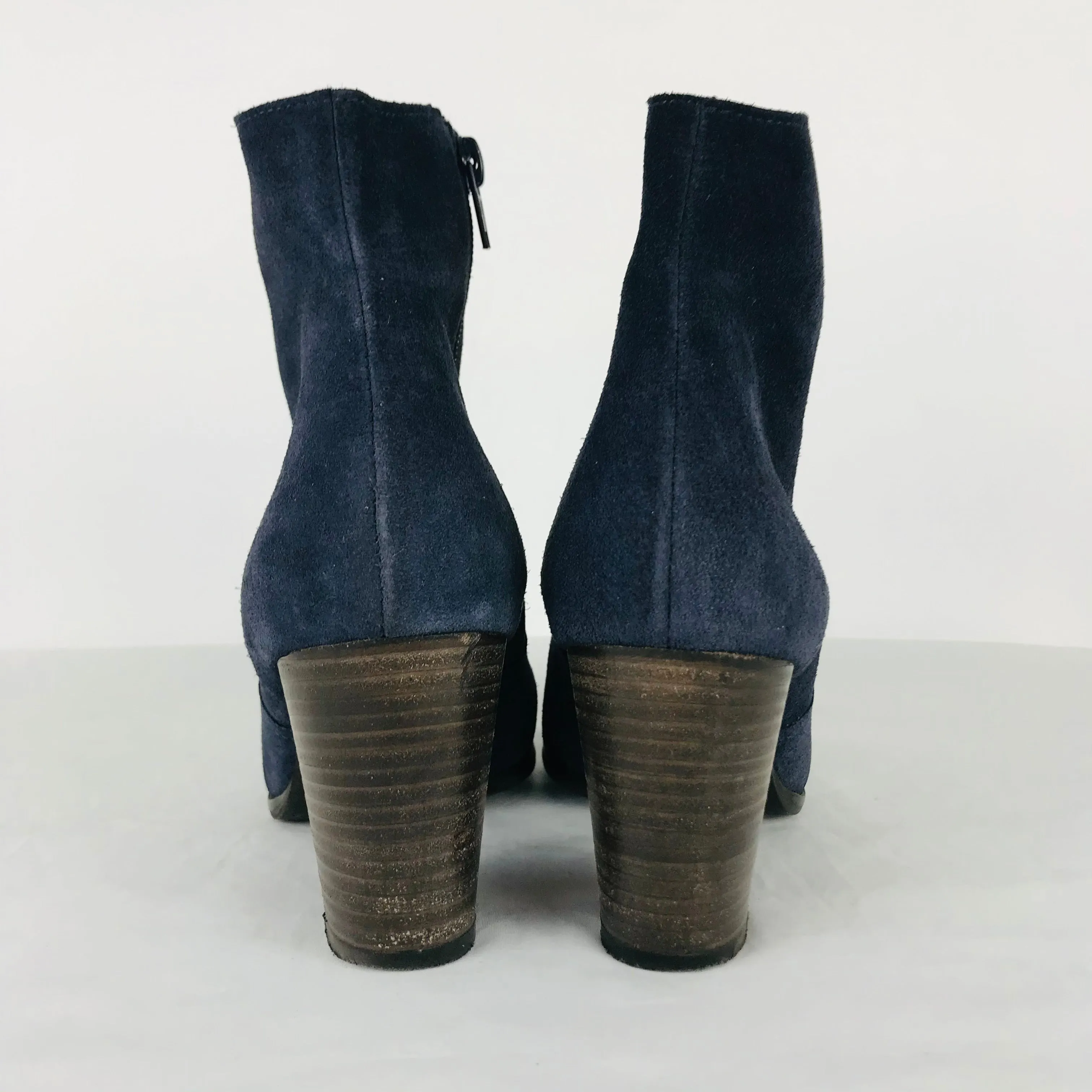 Dune Womens Heeled Ankle Boots | EU40 UK7 | Blue