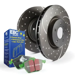 EBC Brakes S10KR1312 S10 Kits Greenstuff 2000 and GD Rotors