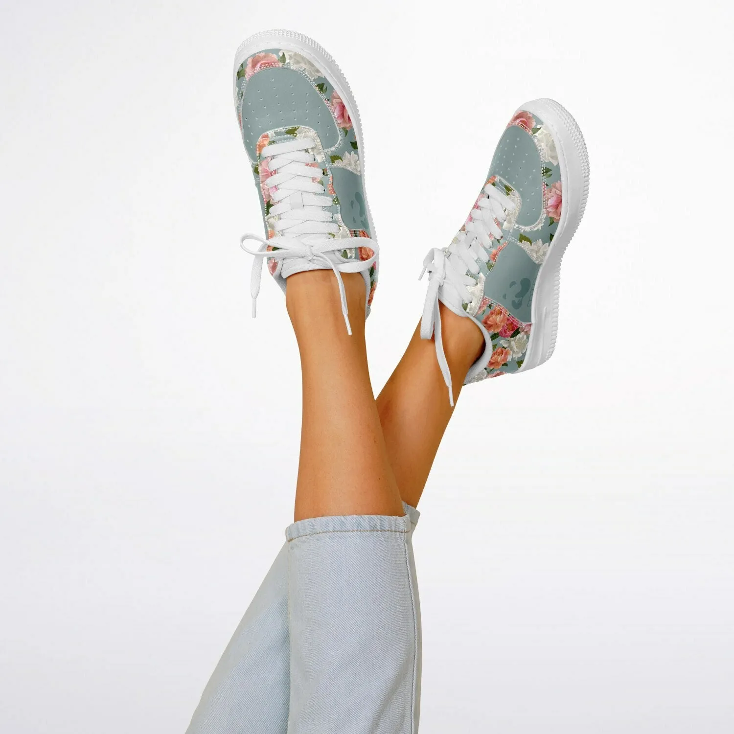 Floral Vegan Trainers