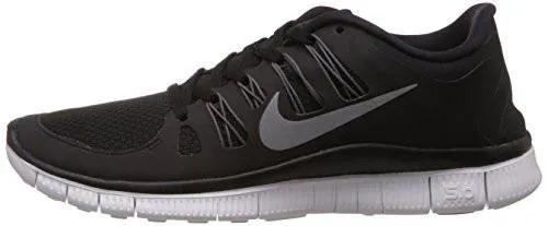 Free 5.0  Running Shoe Black/Metc Silver/Dark Grey/White 6 BM US