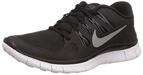 Free 5.0  Running Shoe Black/Metc Silver/Dark Grey/White 6 BM US
