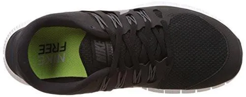 Free 5.0  Running Shoe Black/Metc Silver/Dark Grey/White 6 BM US