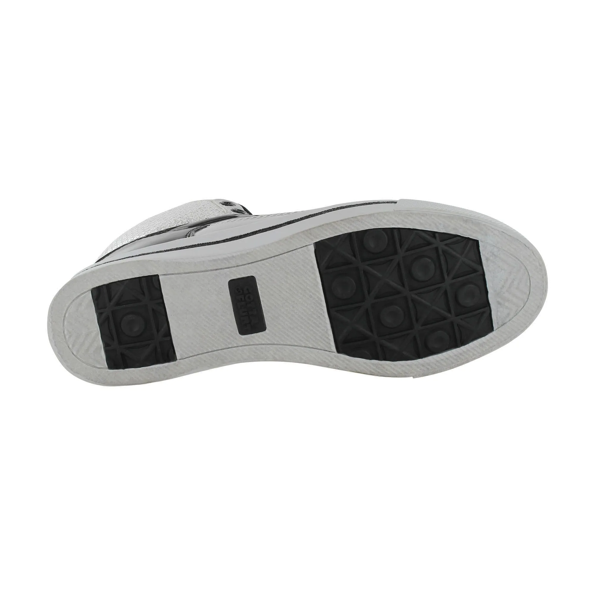 Gotta Flurt Women's Swerve Silver Sequin Hip Hop Fashion Sneaker