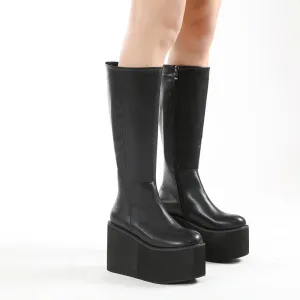 High-heeled Platform Boots