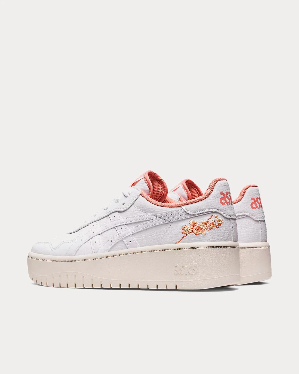 Japan S PF White / Salmon Low Top Sneakers