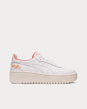 Japan S PF White / Salmon Low Top Sneakers