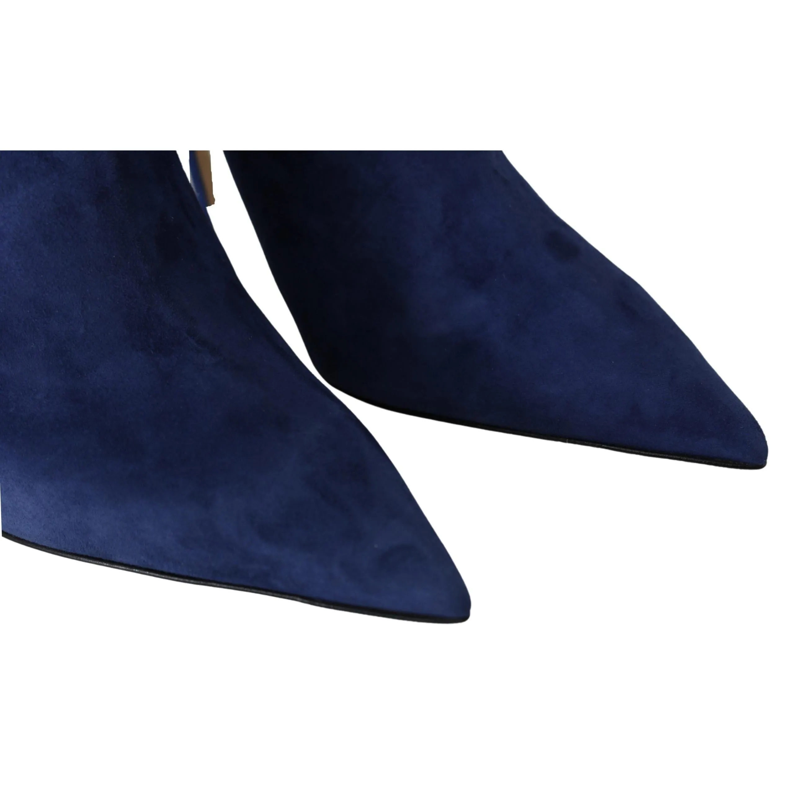 Jimmy Choo Pop Blue Crystal-Strap Heeled Boots