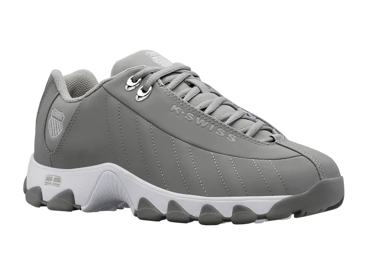 K-Swiss Men's ST329 CMF Court Shoes in Neutral Gray/Silver/White