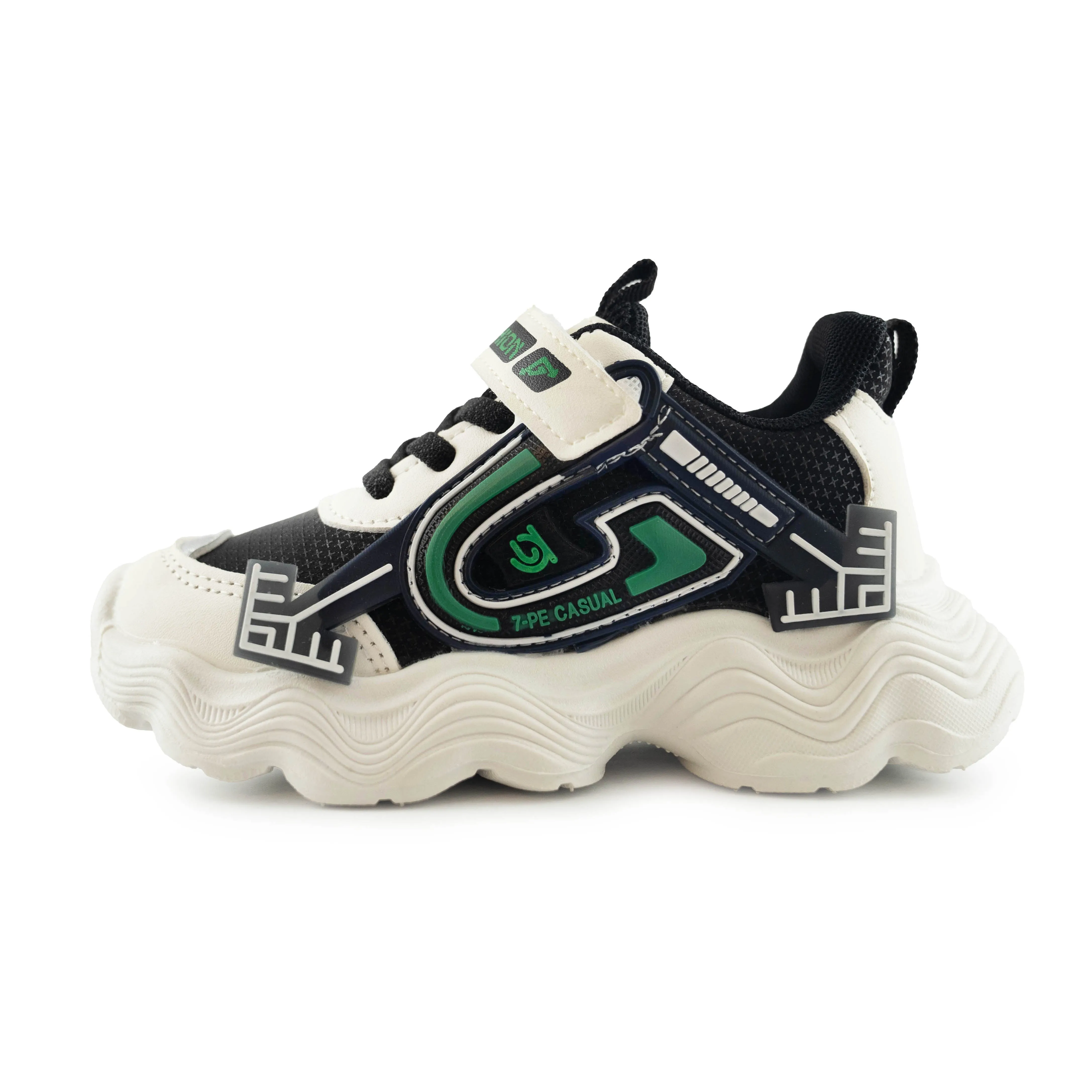 Kids' Fashion Sneakers - 712 Black