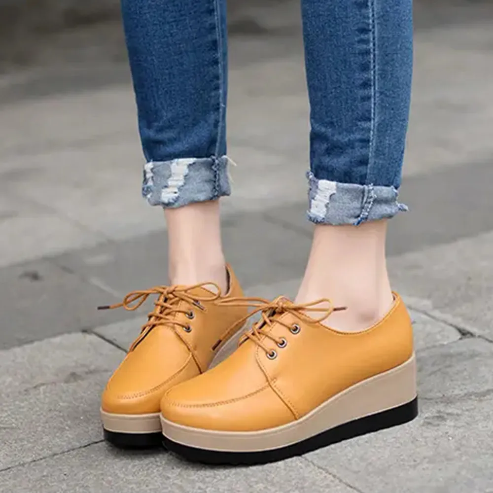 Ladies Wedge Sneakers