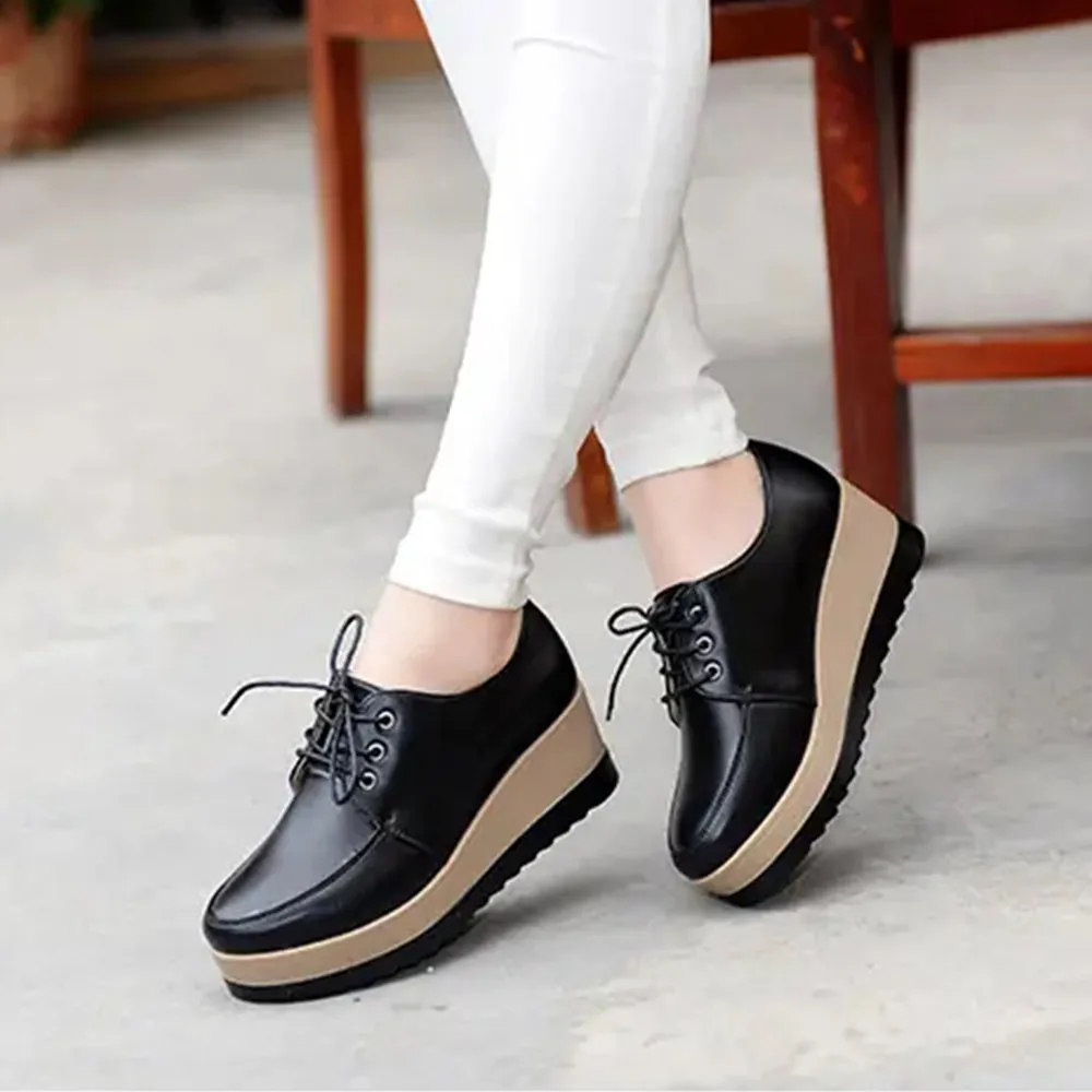 Ladies Wedge Sneakers