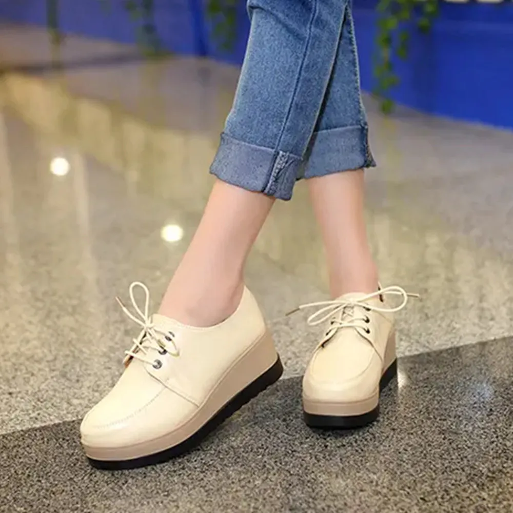 Ladies Wedge Sneakers
