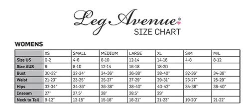 Leg Avenue Black Wet Look Zipper Front Catsuit
