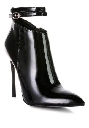 Love Potion Pointed Toe High Heeled Ankle Boots