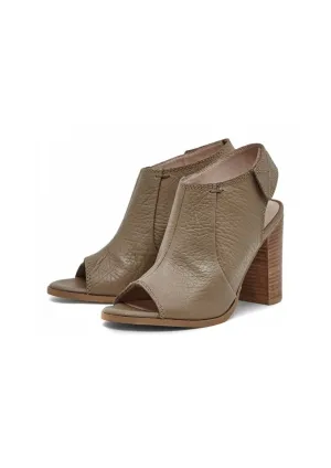 Lunar Grey Leather Shoe Boots