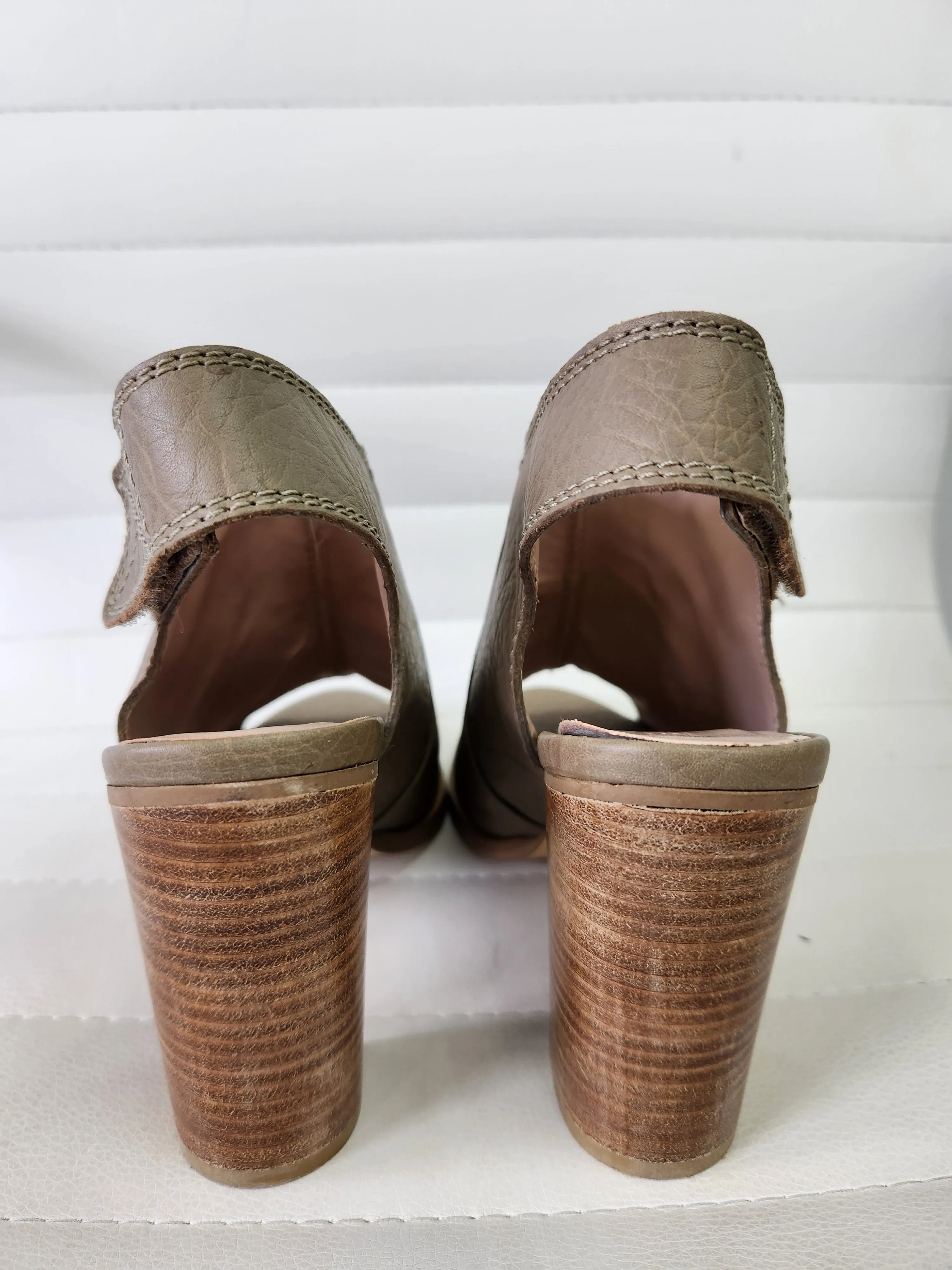 Lunar Grey Leather Shoe Boots