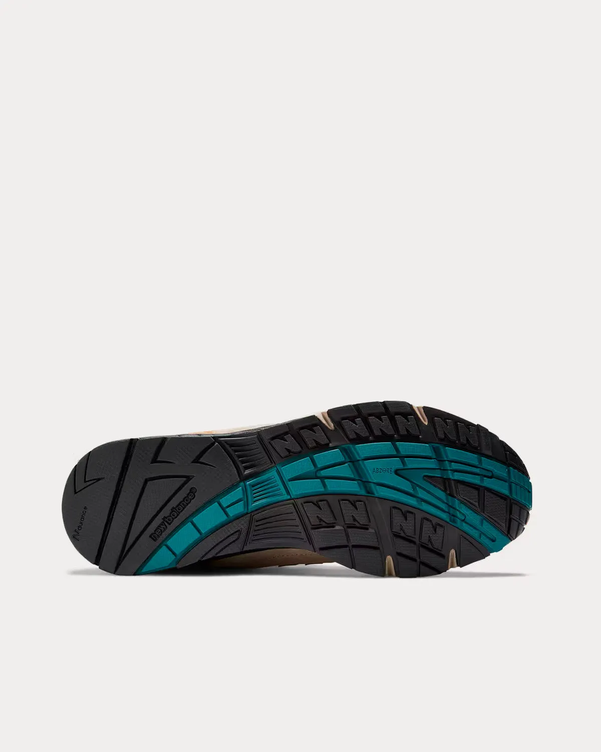 Made In UK 991 Beige / Teal / Purple Low Top Sneakers