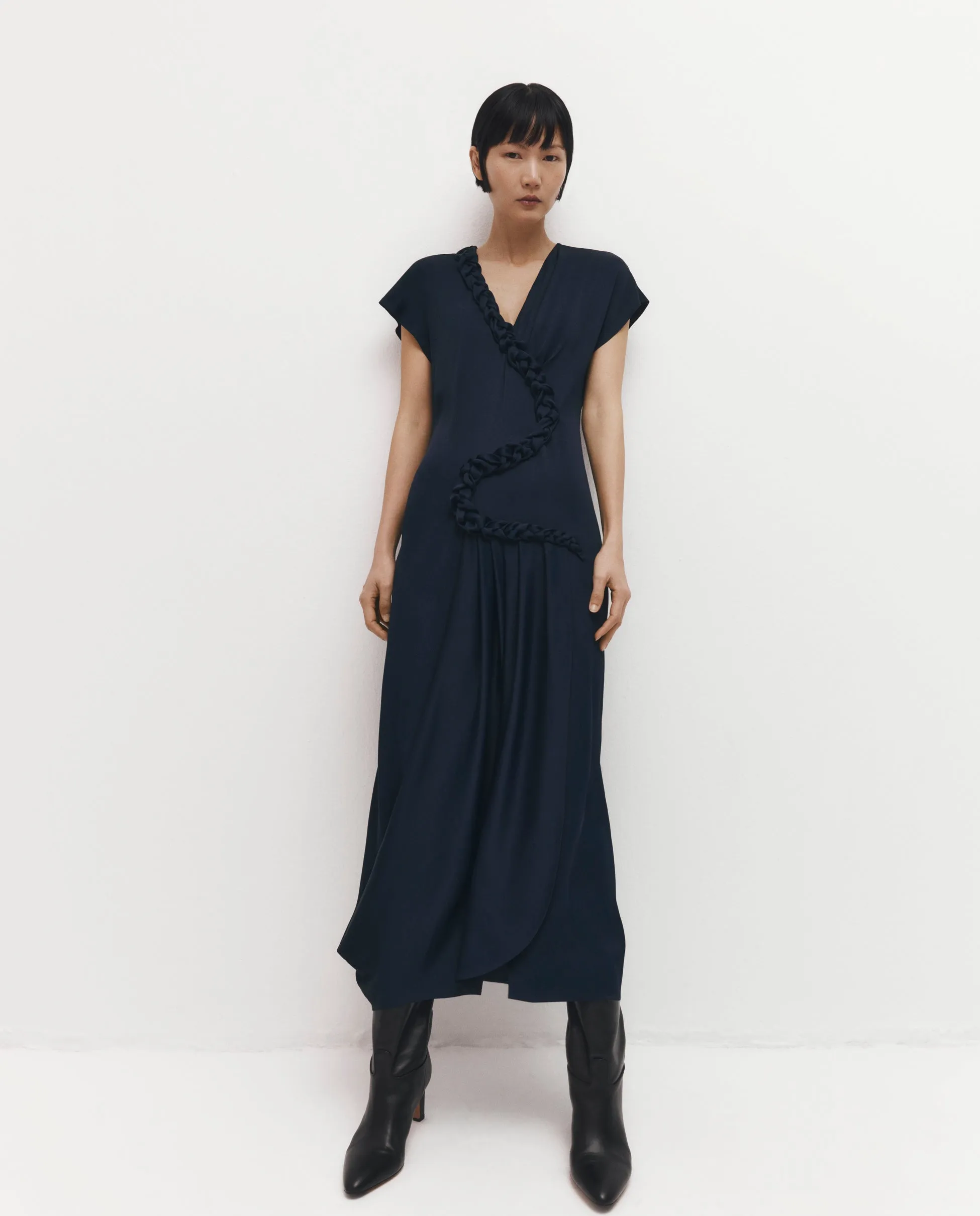 MADISON | Short sleeve midi dress