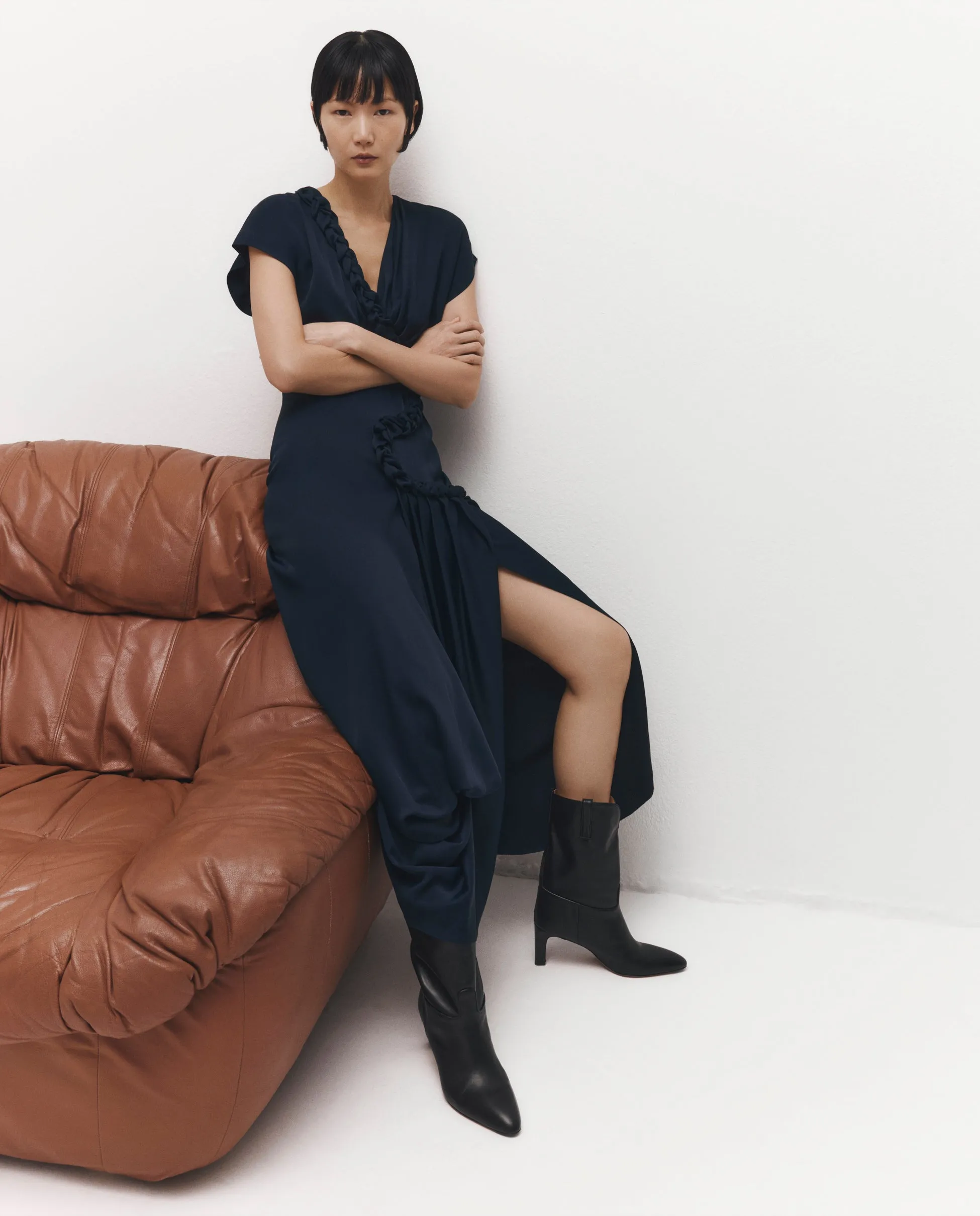 MADISON | Short sleeve midi dress