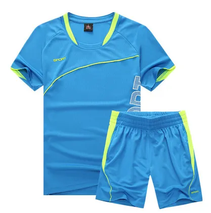 Men Running Suit Short Sleeve Shorts Basketball Training Tracksuit Quick Dry Loose T-shirt Sports Gym Fitness Exercise Clothing