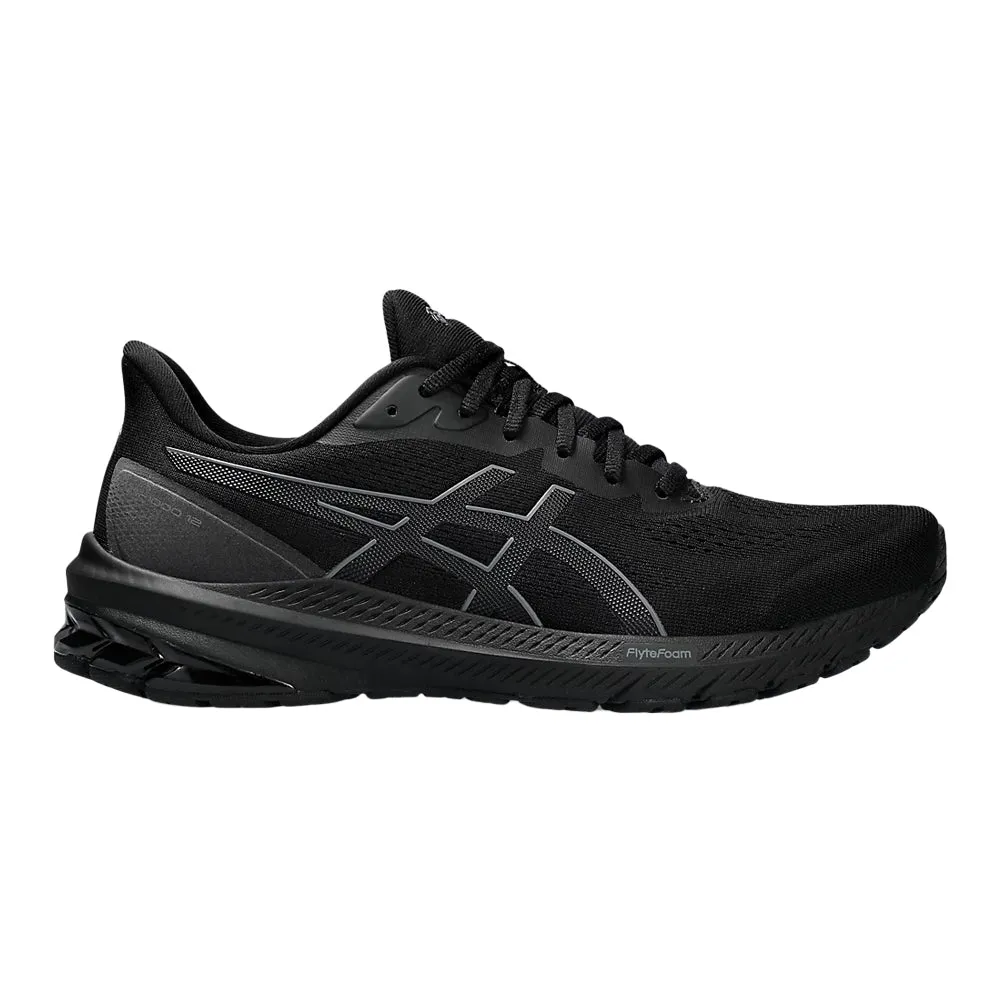 Men's ASICS GT-1000 12, Black/Carrier Grey, 11.5 4E Extra Wide