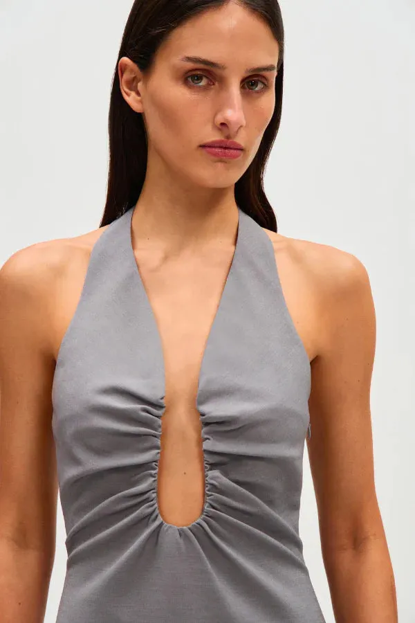 Misha Collection Alusia Mini Dress - Grey