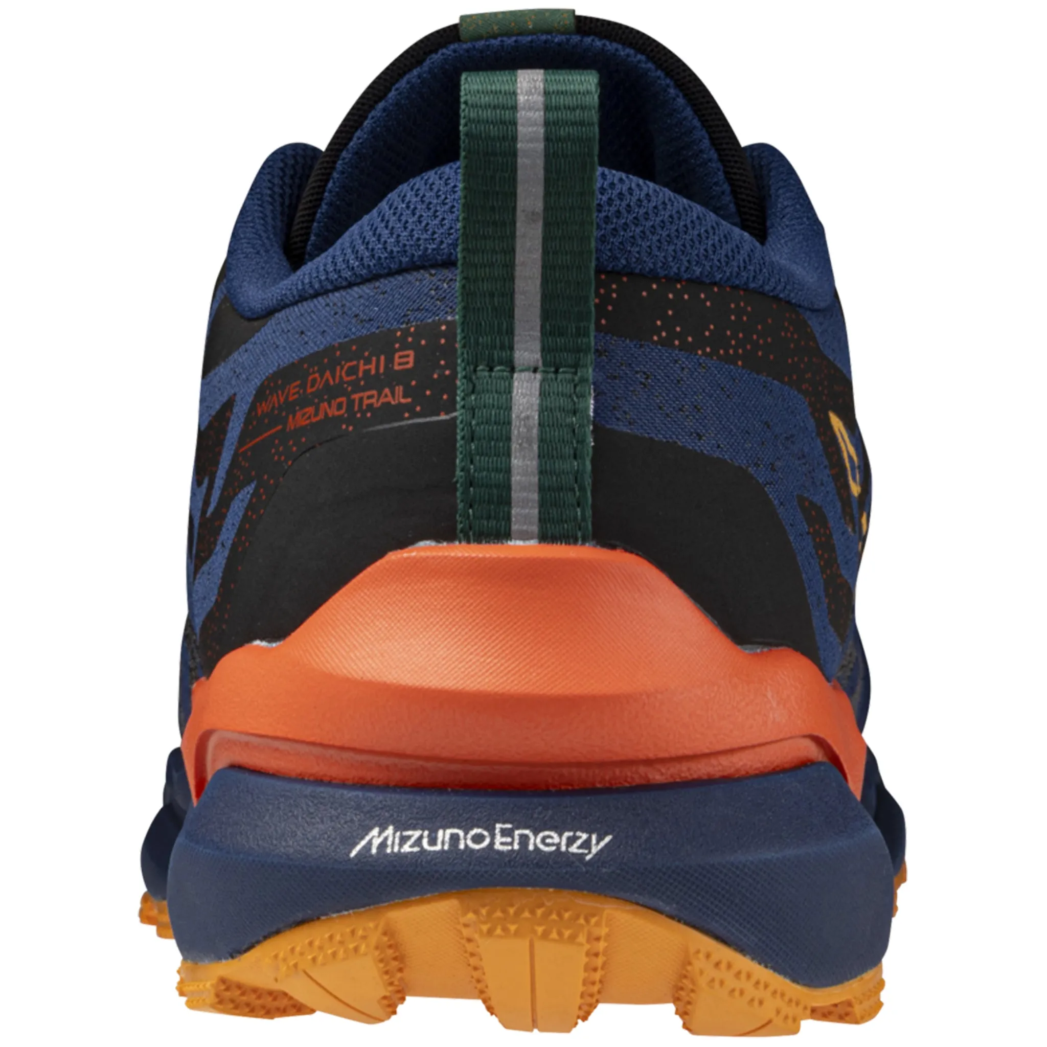 Mizuno Wave Daichi 8 Men's Estate Blue Apricot Spicy Orange