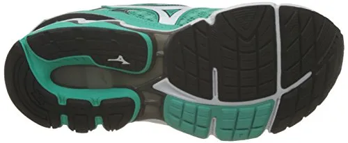 Mizuno Women R614B65 Wave Inspire 12 (W) Green/White/Black Running Shoes-6 UK/India (39 EU) (J1GD164402)