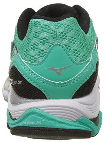 Mizuno Women R614B65 Wave Inspire 12 (W) Green/White/Black Running Shoes-6 UK/India (39 EU) (J1GD164402)
