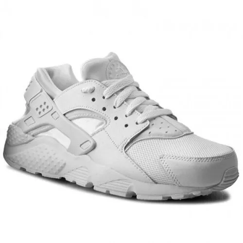 Nike Air Huarache Run GS 654275-110 Youth White Pure Platinum Running Shoes C763