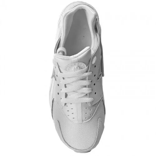 Nike Air Huarache Run GS 654275-110 Youth White Pure Platinum Running Shoes C763