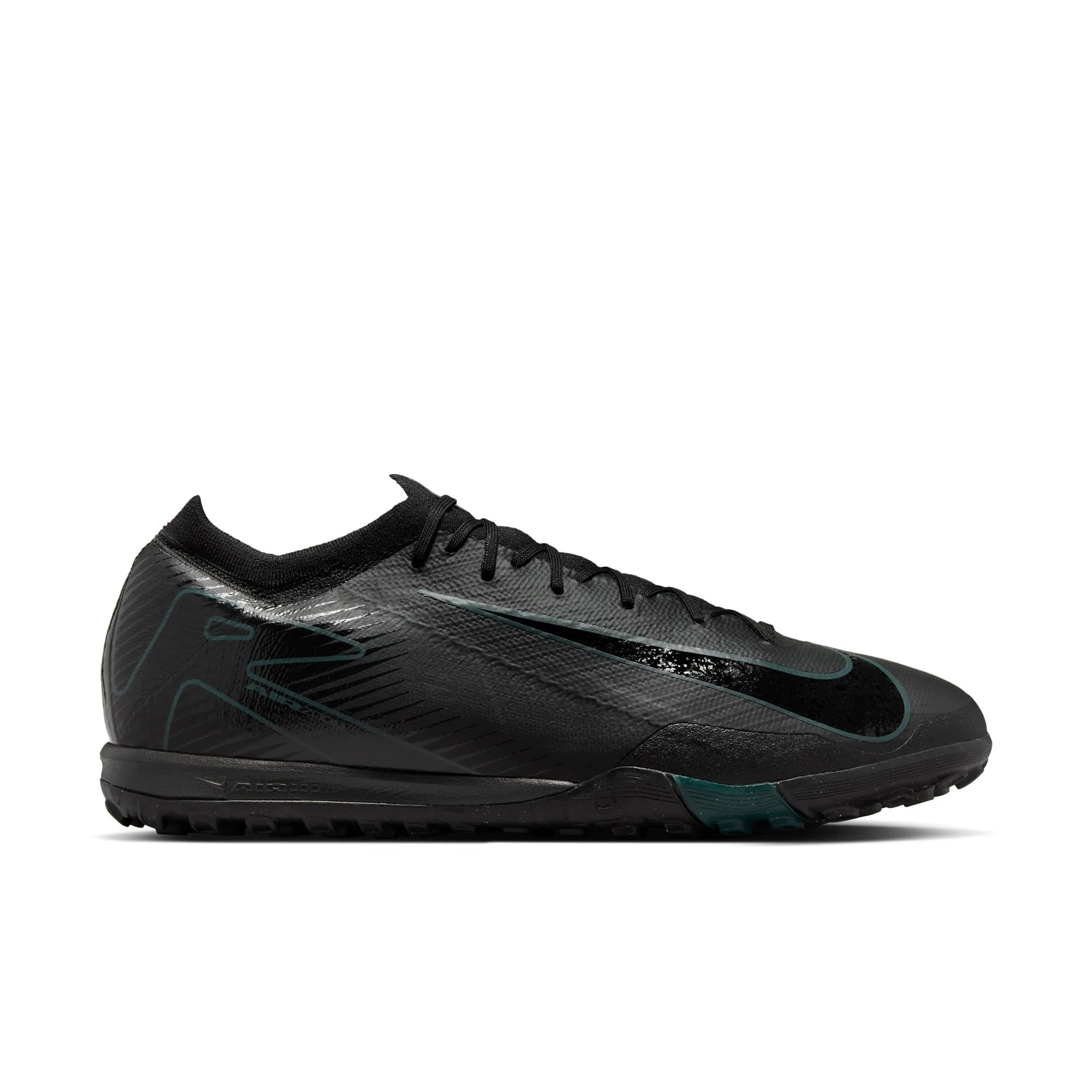 Nike Air Zoom Mercurial Vapor 16 Pro TF Soccer Cleat - Black/Black-Deep Jungle