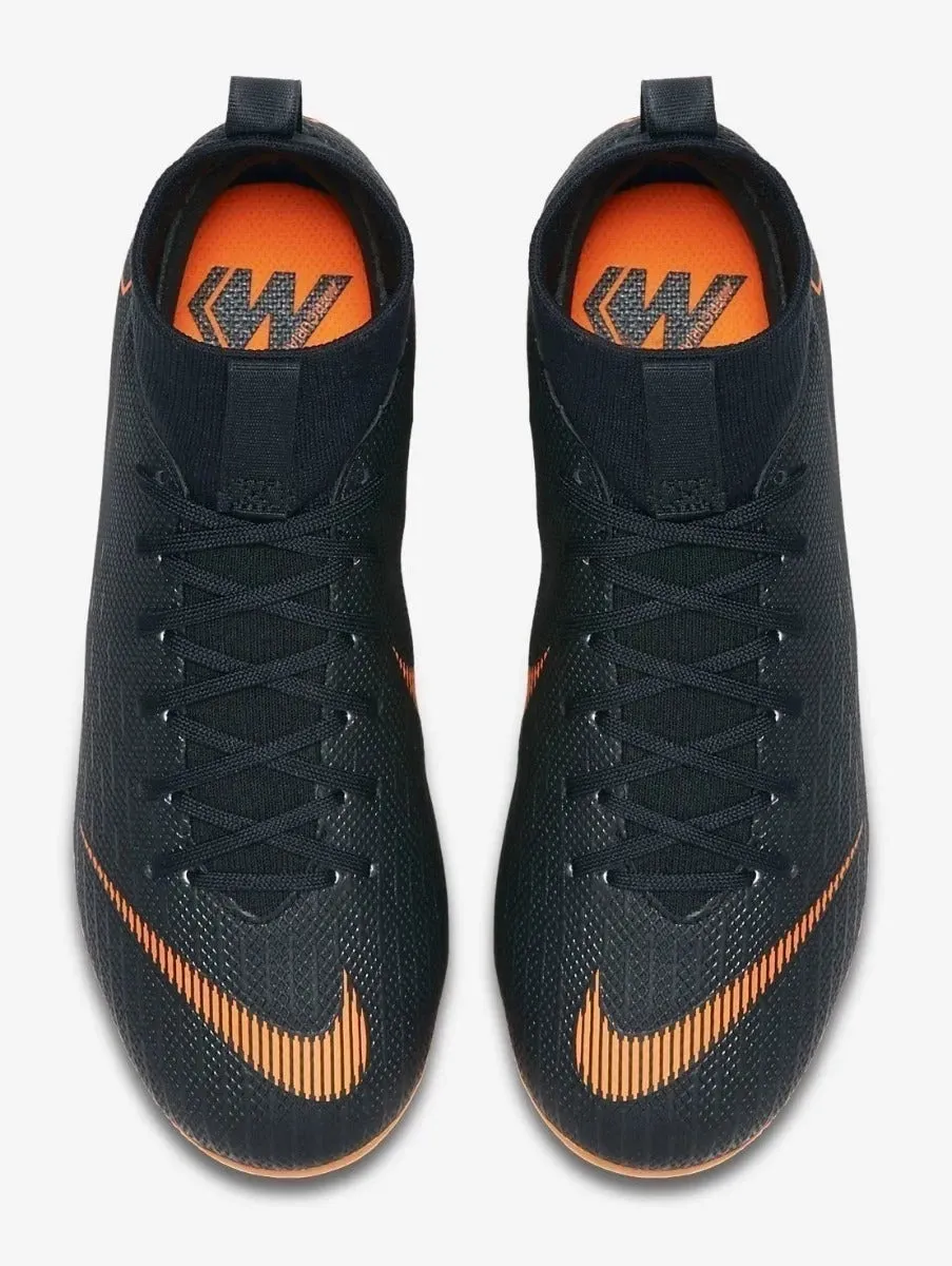 Nike JR Mercurial Superfly 6 Academy GS MG- Black