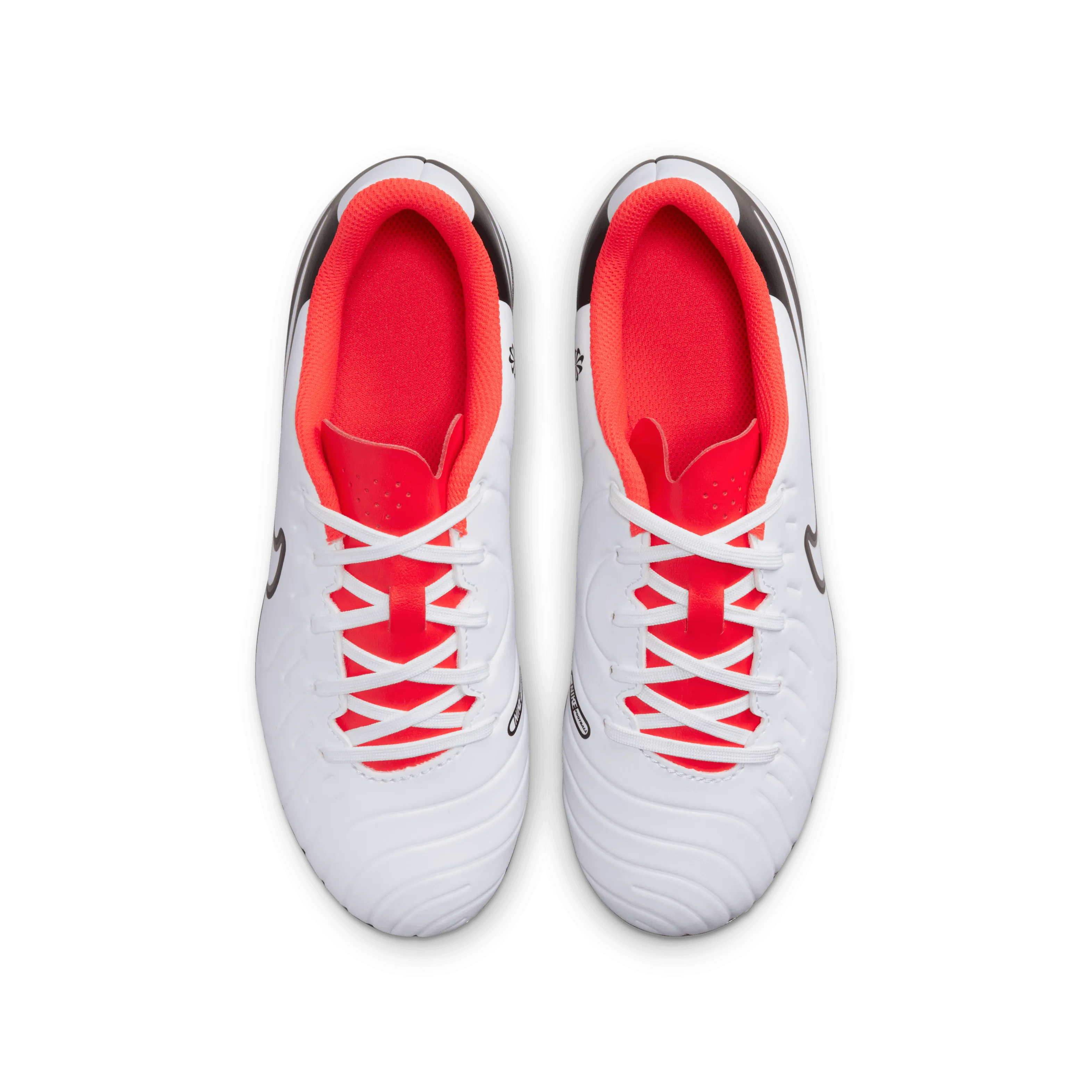 Nike Jr. Tiempo Legend 10 Club FG-WHITE/BLACK/BRIGHT CRIMSON