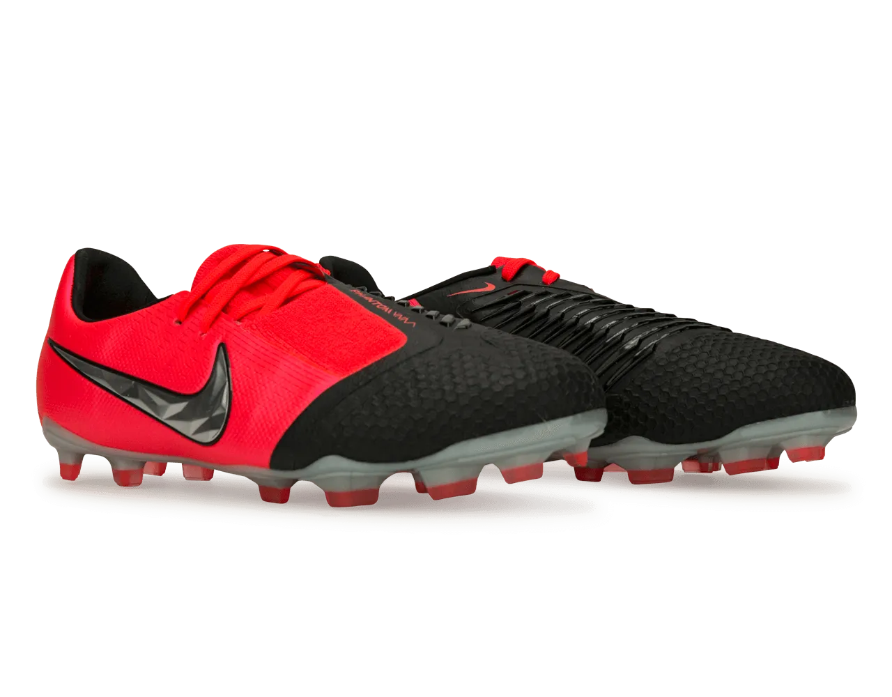 Nike Kids PhantomVNM Elite FG Laser CrimsonMetallic Silver/Black