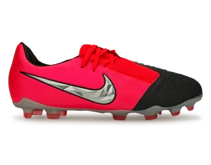 Nike Kids PhantomVNM Elite FG Laser CrimsonMetallic Silver/Black