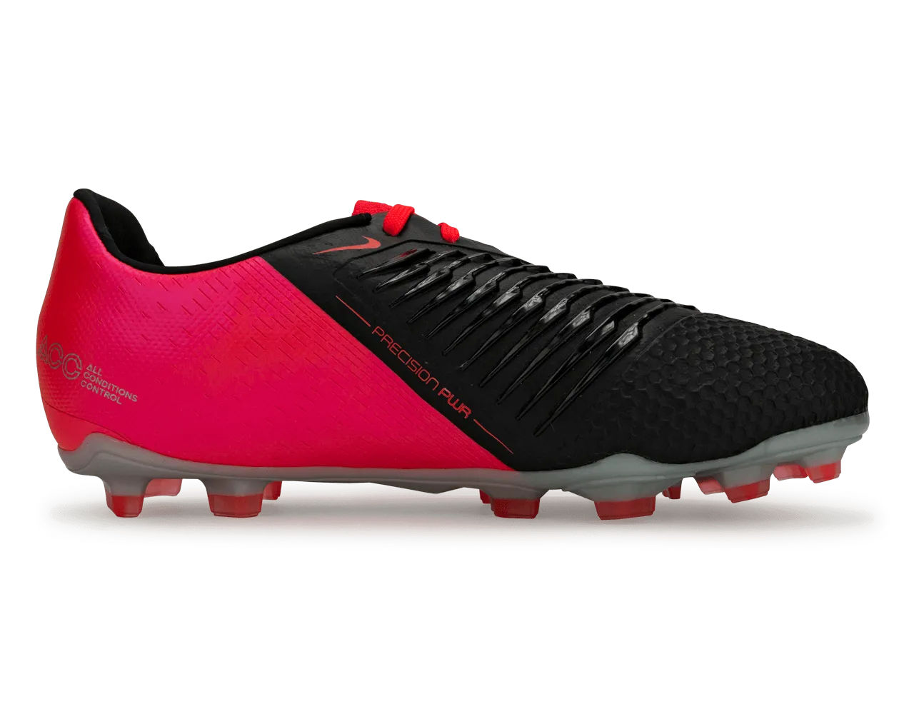 Nike Kids PhantomVNM Elite FG Laser CrimsonMetallic Silver/Black