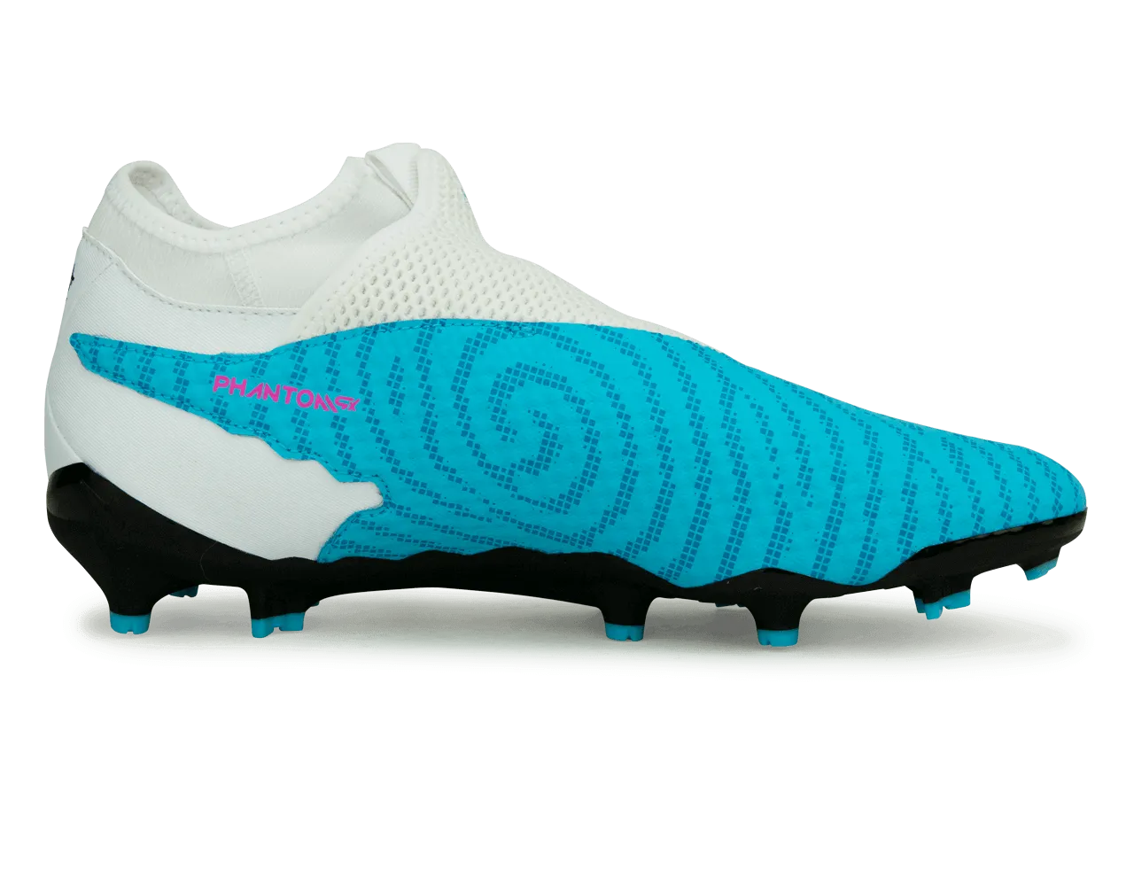 Nike Men's Phantom GX Academy DF FG/MG Baltic Blue/Pink Blast
