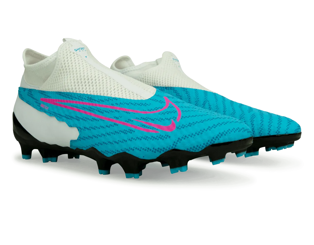 Nike Men's Phantom GX Academy DF FG/MG Baltic Blue/Pink Blast