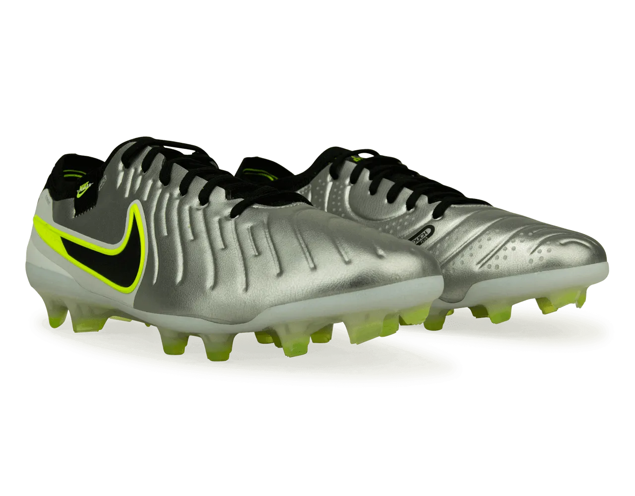 Nike Men's Tiempo Legend 10 Elite FG Silver/Black/Volt