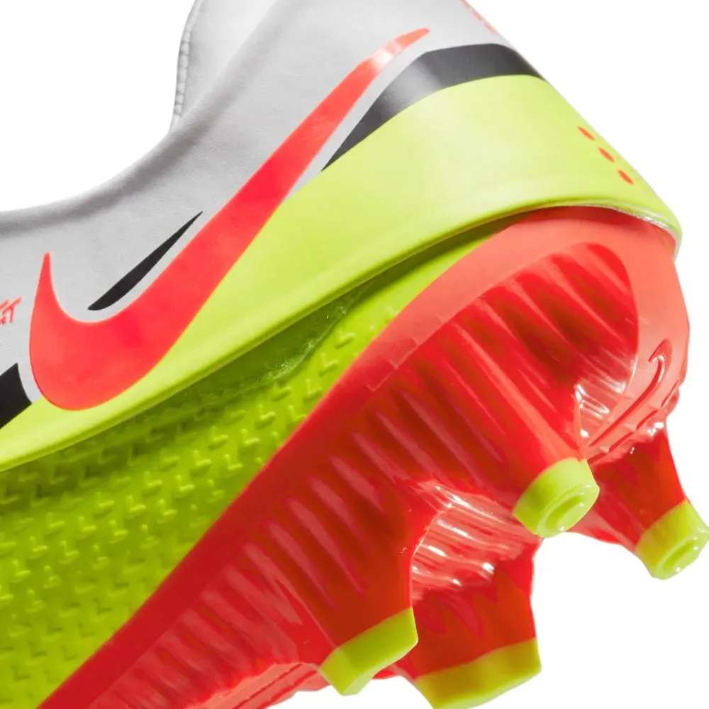 Nike Phantom GT2 Academy Flyease FG-MG - White-Volt-Crimson