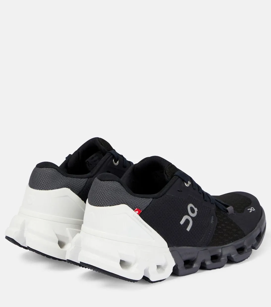 On Cloud Women's Cloudflyer 4 Running Shoes- Black/ White