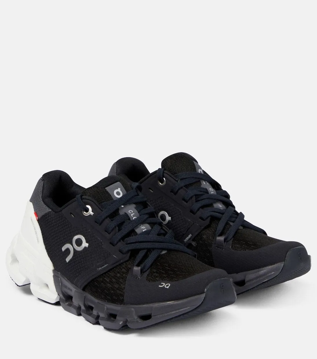 On Cloud Women's Cloudflyer 4 Running Shoes- Black/ White