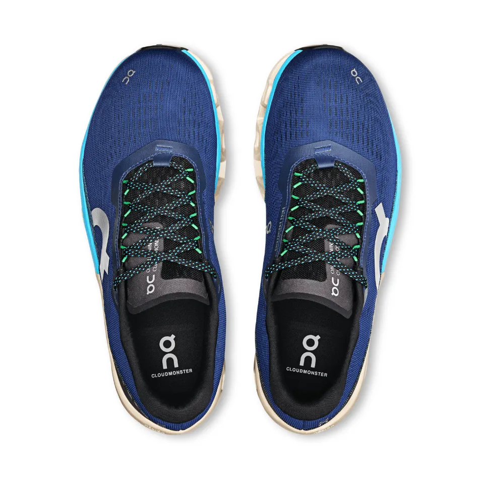 On Men's Cloudmonster 2 Running Shoes in Tempest/Horizon SS25